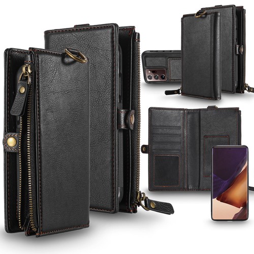 Luxury zip leather flip - zip,