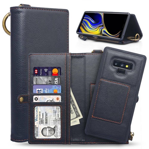 Folio leather flip - leather, wallet